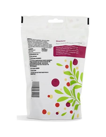 Bomba de Baño Saffron Winterberry 365 Whole Foods 5 Unidades