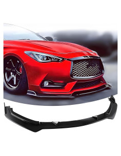Spoiler Frontal Infiniti Q60 2017-2022 Negro Brillante