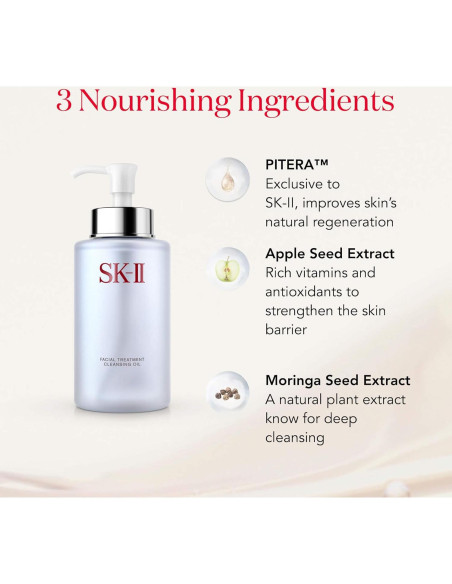 Aceite Limpiador Facial SK-II 238 ml - Desmaquillante Suave