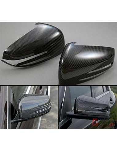 Cubiertas de Espejo Lateral Cuztom Tuning Fibra de Carbono 2010-2014