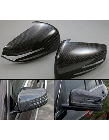 Cubiertas de Espejo Lateral Cuztom Tuning Fibra de Carbono 2010-2014