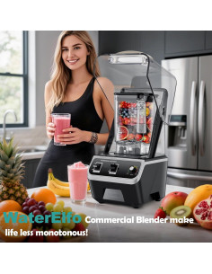 Licadora Comercial WaterElfo 2200W 2L Silenciosa Profesional 2