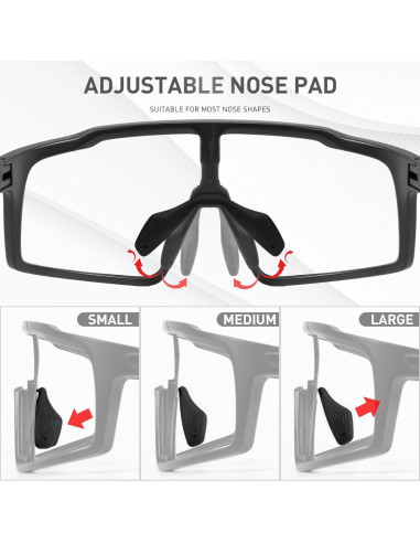 Gafas de Ciclismo Fotocromáticas SCVCN UV400 Unisex