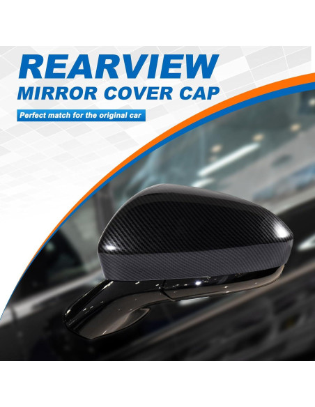 Cubierta Espejo Retrovisor Fibra de Carbono CZShiYue Ford Fusion 2013-2018