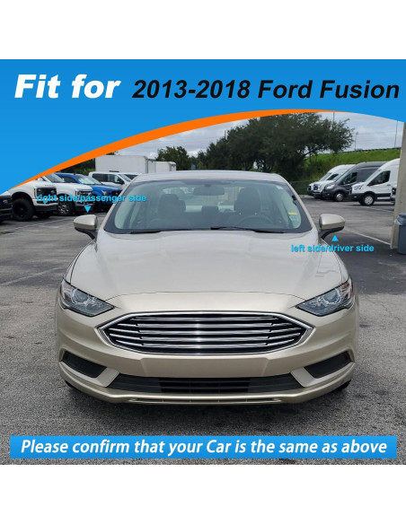 Cubierta Espejo Retrovisor Fibra de Carbono CZShiYue Ford Fusion 2013-2018