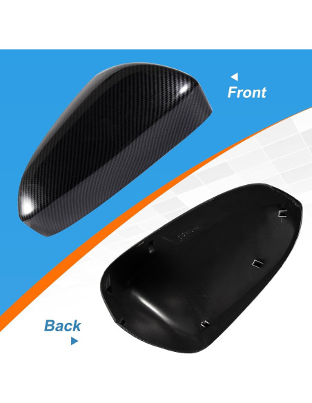 Cubierta Espejo Retrovisor Fibra de Carbono CZShiYue Ford Fusion 2013-2018