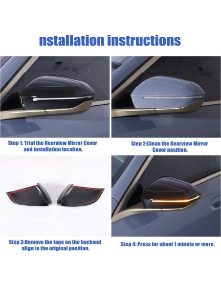 Cubiertas de Espejo Lateral JONKOKO para BMW Serie 5 7 2024+