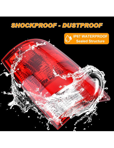 Luz Trasera Halógena Nakuuly para Dodge Ram 2009-2018