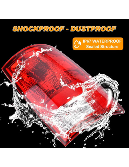 Luz Trasera Halógena Nakuuly para Dodge Ram 2009-2018