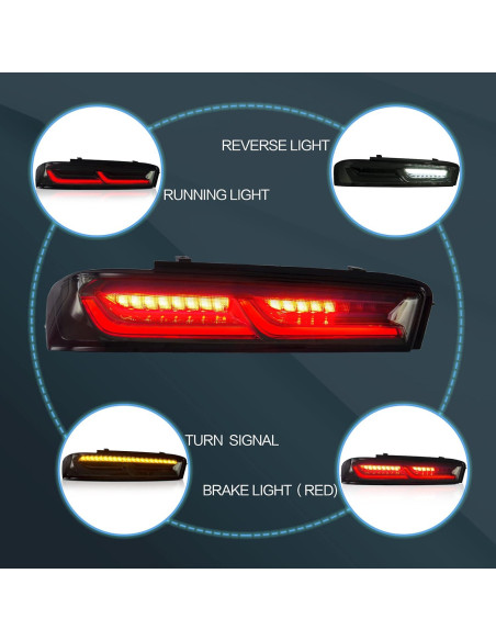 Luces Traseras LED VLAND para Chevrolet Camaro 2016-2018