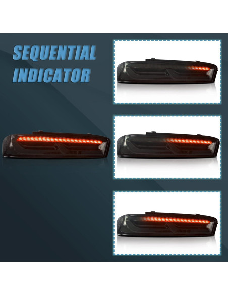 Luces Traseras LED VLAND para Chevrolet Camaro 2016-2018