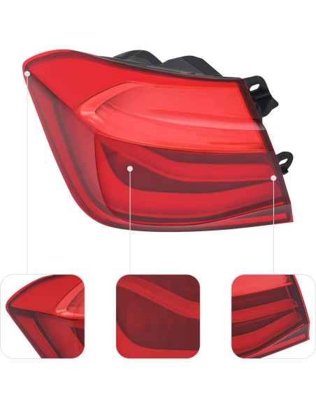 Luz Trasera Exterior Izquierda LED BMW Serie 3 F30 F80 2016-2018