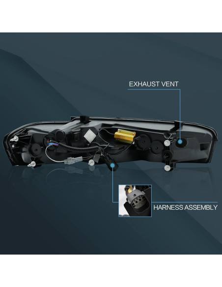 Luces Traseras LED VLAND para Chevrolet Camaro 2016-2018