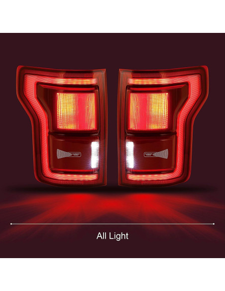 Luces Traseras LED AutoZest para Ford F150 Raptor 2017-2019