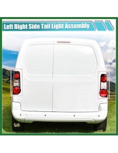 Lente de Luz Trasera Motoforti para Peugeot Partner y Citroen Berlingo 2012-2019 2