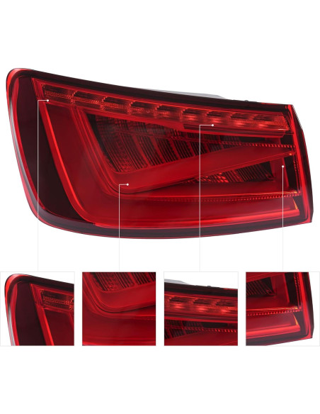 Luz Trasera LED Izquierda Audi A3 2015-2016 DuYouG