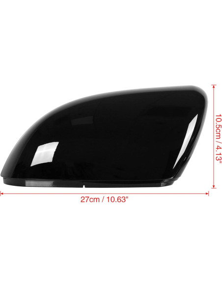 Cubierta de Espejo Retrovisor X AUTOHAUX para Volkswagen Golf 6 2009-2012