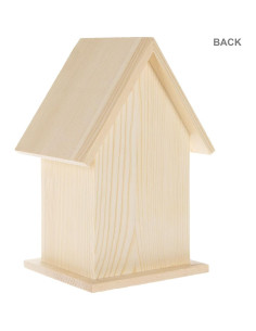 Casa de Pájaros de Madera Hobby Lobby 11.59x13.65x20.96 cm 2