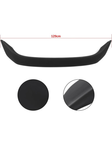 Alerón trasero GFJEF para Honda Civic 2001-2005 negro mate