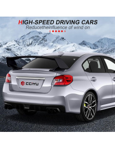 Alerón Trasero para Maletero cciyu Negro Mate Subaru WRX STI 2015-2021 2