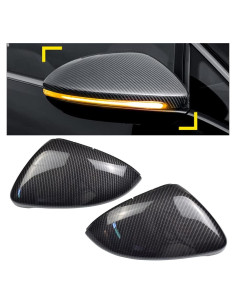 Cubierta de Espejo Retrovisor Hacreyatu para VW Golf MK7 2013-2020