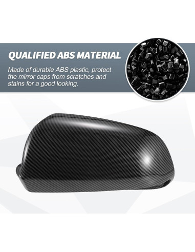 Cubiertas de Espejo Retrovisor Lateral Audi S3 A4 S4 A6 X AUTOHAUX