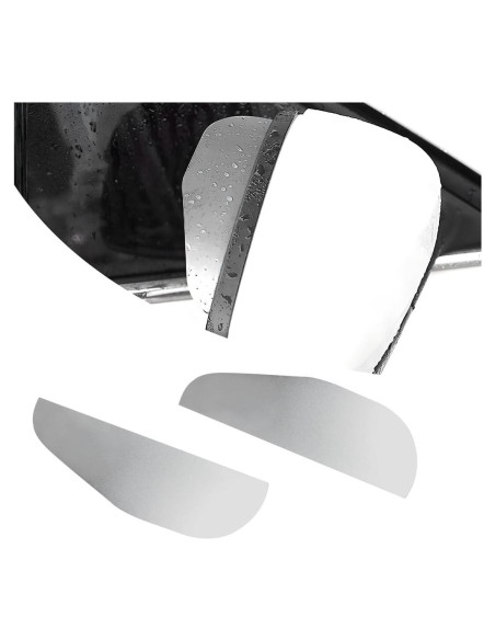 2 PCS Visera de Lluvia SHMZK para Espejo Retrovisor Universal