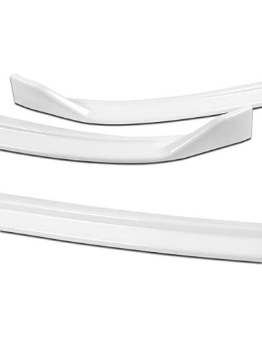 Parachoques Delantero HYPERSPEED para Volkswagen Jetta MK6 2011-2014 - Kit 3 Piezas ABS Blanco