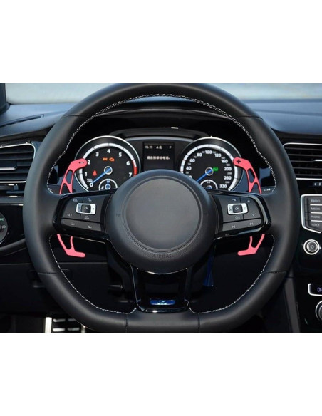 Kit Reemplazo Palanca Aluminio Rojo iJDMTOY para VW Golf Jetta