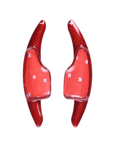 Cubierta de Palanca de Cambio de Volante Three T Rojo para Camaro 2016-2022