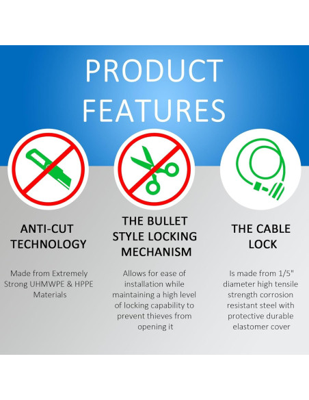 Cubiertas para Espejos Laterales TOPGOT 42x33cm Antirrobo