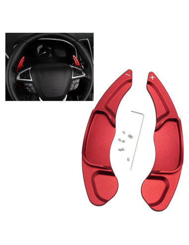 Extensiones de Palanca de Cambio SANRILY para Ford y Lincoln - Rojo