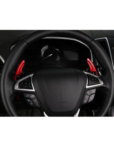 Extensiones de Palanca de Cambio SANRILY para Ford y Lincoln - Rojo