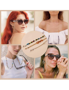 Cadena de Gafas EASY READ para Mujeres, Soporte Elegante 62cm 2