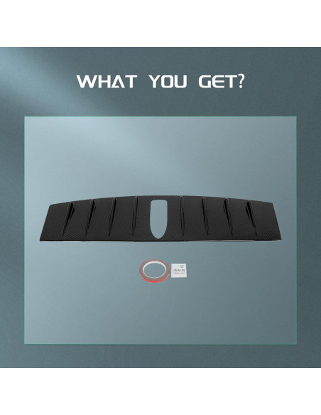 Difusor de Aleta de Tiburón SCITOO para Subaru WRX STI 2015-2018