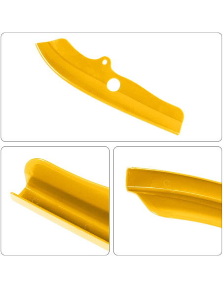 Protector Parachoques Frontal Voodonala Amarillo 2 Piezas Dodge Challenger 2015-2023