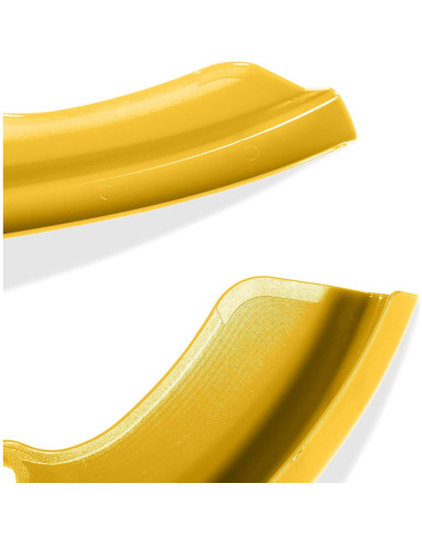 Protector Parachoques Frontal Voodonala Amarillo 2 Piezas Dodge Challenger 2015-2023