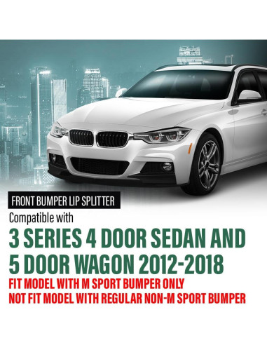 Labio Divisor Frontal GRAND ORANGE para BMW Serie 3 2012-2018