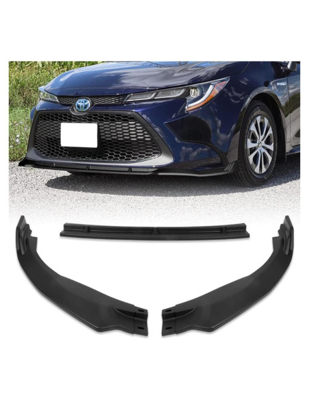 Labio Parachoques Delantero Toyota Corolla 2020-2025 ABS Negro Mate