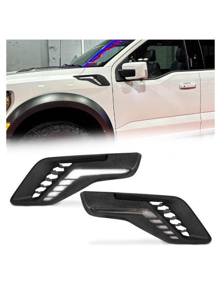 Luces de Marcador Lateral LED AFOGGEST para Ford F150 Raptor 2021-2023