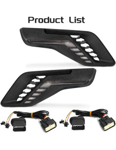 Luces de Marcador Lateral LED AFOGGEST para Ford F150 Raptor 2021-2023 2