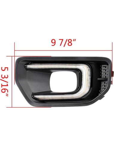 Luces de Niebla LED DRL Anzios para Ford Ranger 2022-2023