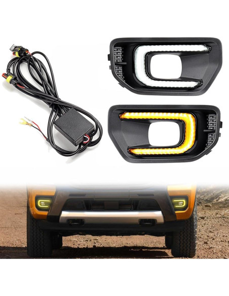 Luces de Niebla LED DRL Anzios para Ford Ranger 2022-2023