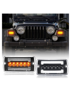 Luces de Señal de Giro Delanteras LED Aexploer para Wrangler TJ 1997-2006