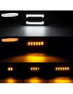 Luces de Señal de Giro Delanteras LED Aexploer para Wrangler TJ 1997-2006 2