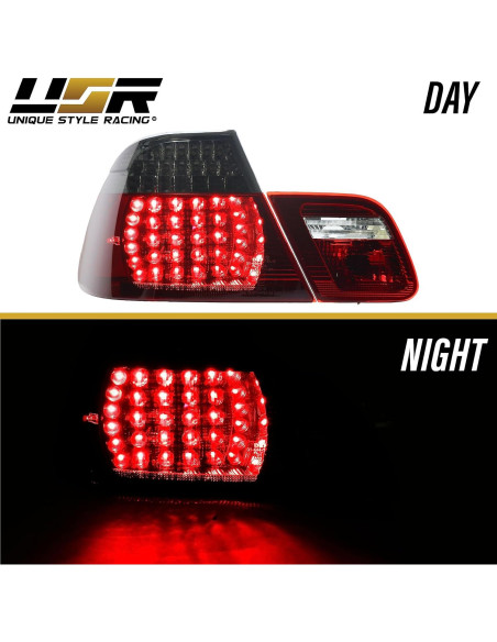Luces Traseras LED Euro Ahumadas USR para BMW E46 2 Puertas