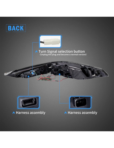 Luces Traseras VLAND Ahumadas para BMW Serie 4 G22/G23 2021-2023