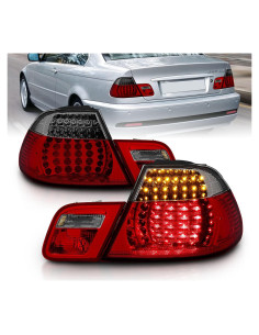 Luces Traseras AmeriLite 4Pcs Rojo/Humo para BMW E46 Coupe