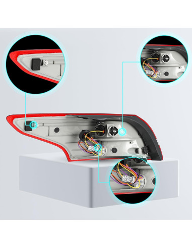 Luz Trasera Exterior TUSDAR Ford Focus 2015-2018 Derecho