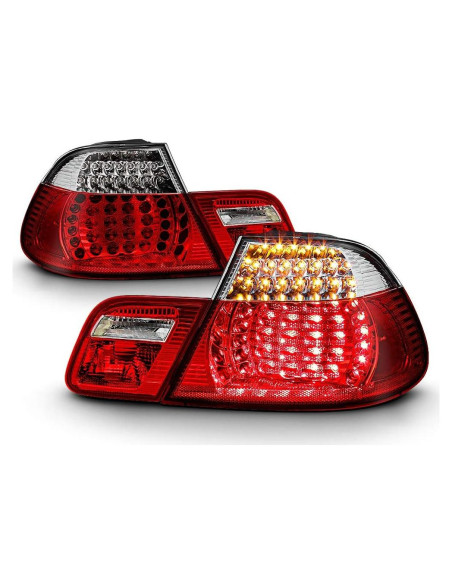 Luces Traseras LED ACANII para BMW E46 2004-2006 Rojo